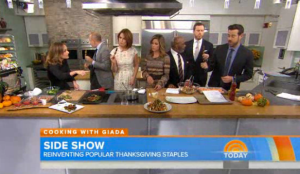 Giada De Laurentiis Thanksgiving Sides on the Today  Show
